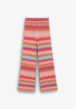 Pantalon Punto Zigzag Lurex-Scalpers Sale