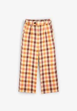 Pantalon Vichy Lino Cuadros-Scalpers Outlet