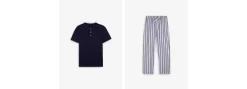 Pijama Detalle Pantalon Rayas-Scalpers Hot