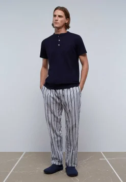 Pijama Detalle Pantalon Rayas-Scalpers Hot
