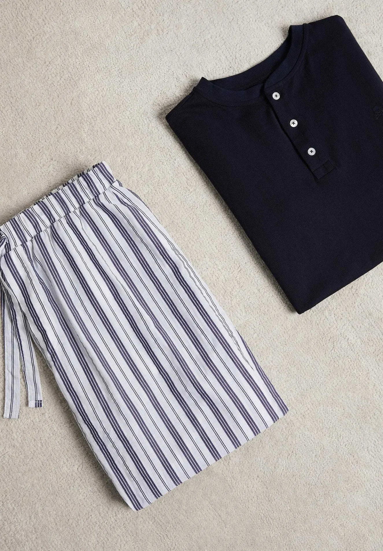 Pijama Detalle Pantalon Rayas-Scalpers Cheap