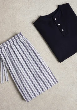 Pijama Detalle Pantalon Rayas-Scalpers New