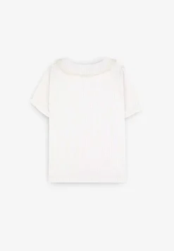 Pijama Rayas Cuello Tira Bordada-Scalpers Store