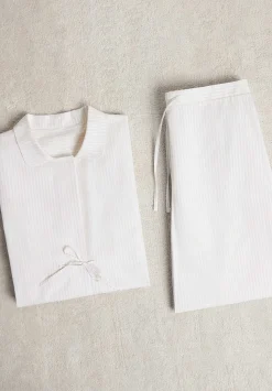 Pijama Rayas Detalle Lazos-Scalpers Flash Sale