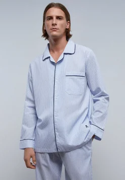 Pijama Rayas Ribete Contraste-Scalpers Best Sale