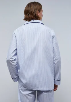 Pijama Rayas Ribete Contraste-Scalpers Best Sale