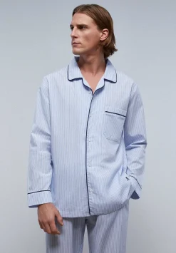 Pijama Rayas Ribete Contraste-Scalpers Best Sale