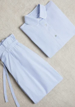 Pijama Rayas Ribete Contraste-Scalpers Flash Sale