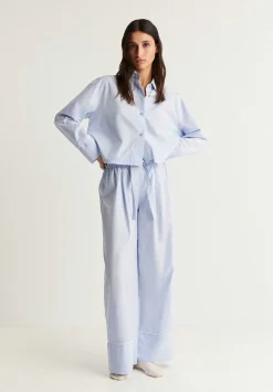 Pijama Rayas Ribete Contraste-Scalpers Flash Sale