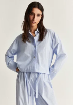 Pijama Rayas Ribete Contraste-Scalpers Flash Sale