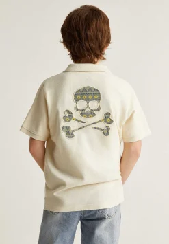 Polo Calavera Parche-Scalpers Best Sale