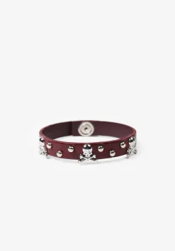 Pulsera Calaveras Tachas-Scalpers Cheap