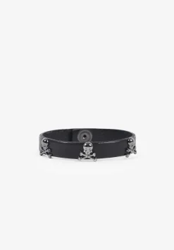 Pulsera Piel Calaveras-Scalpers Best Sale