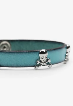 Pulsera Piel Calaveras-Scalpers Outlet