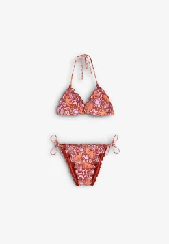 Ruffle Print Bikini-Scalpers Best