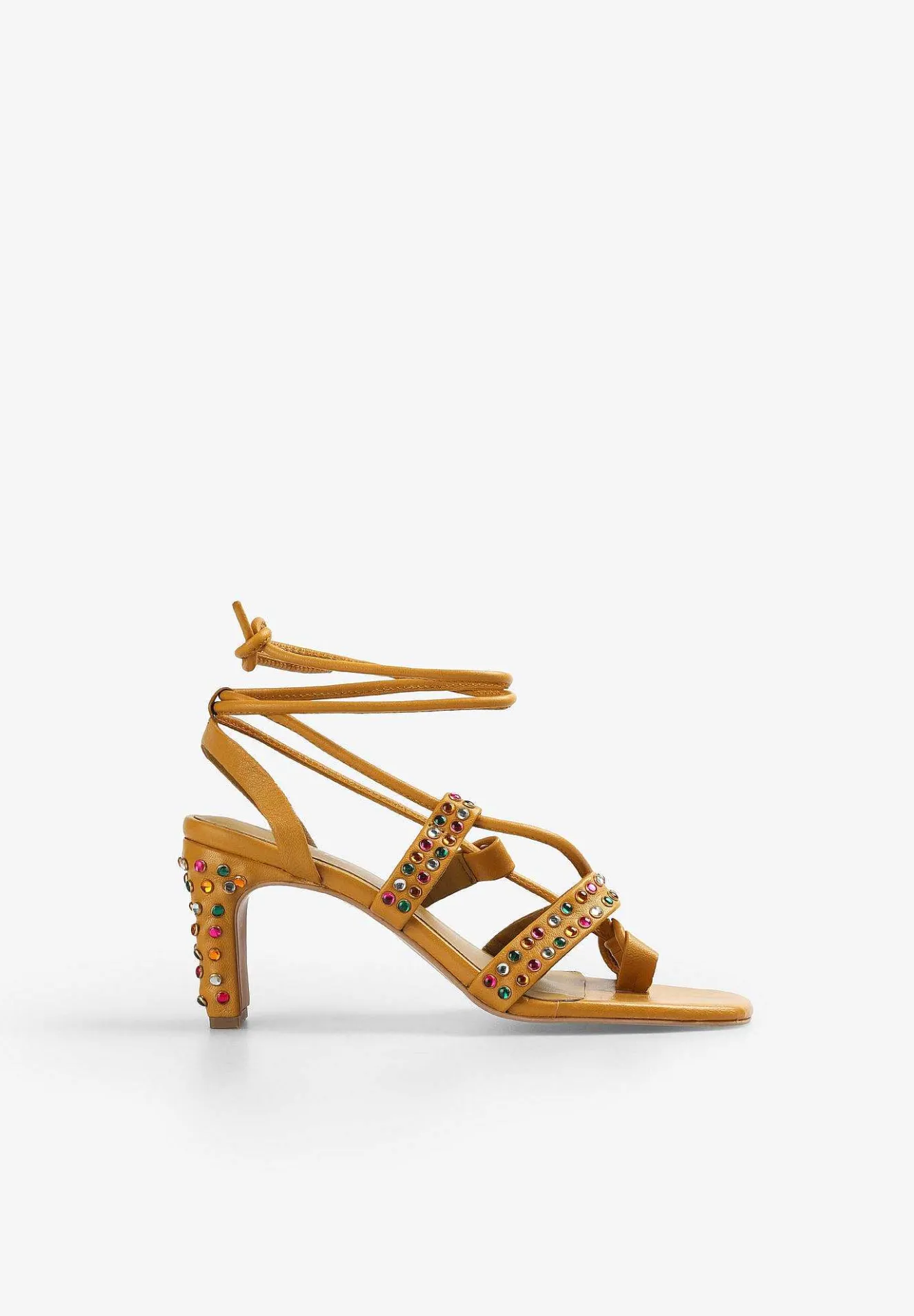 Sandalias Multicolor Piel Detalle Tachas-Scalpers Best Sale