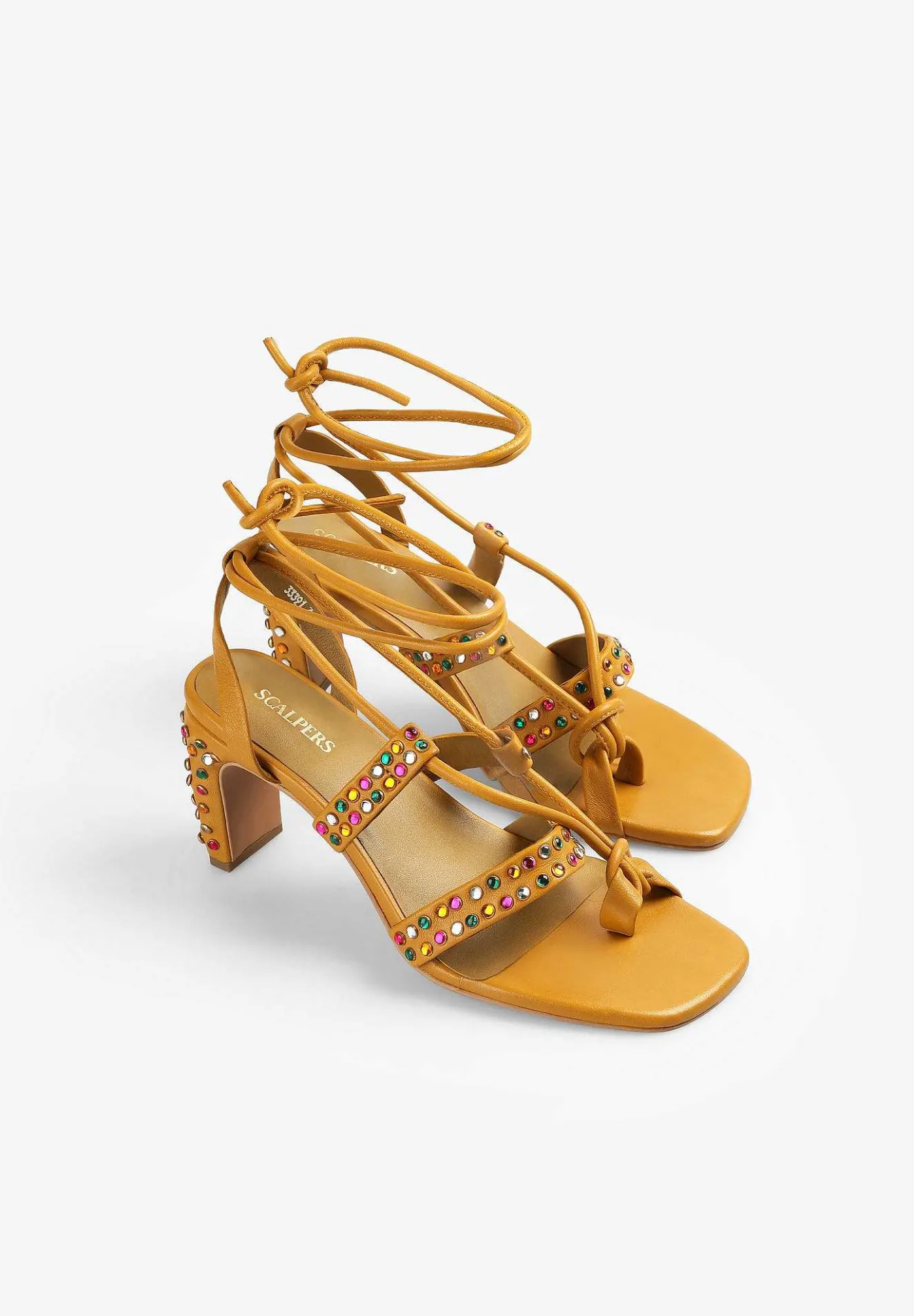 Sandalias Multicolor Piel Detalle Tachas-Scalpers Best Sale