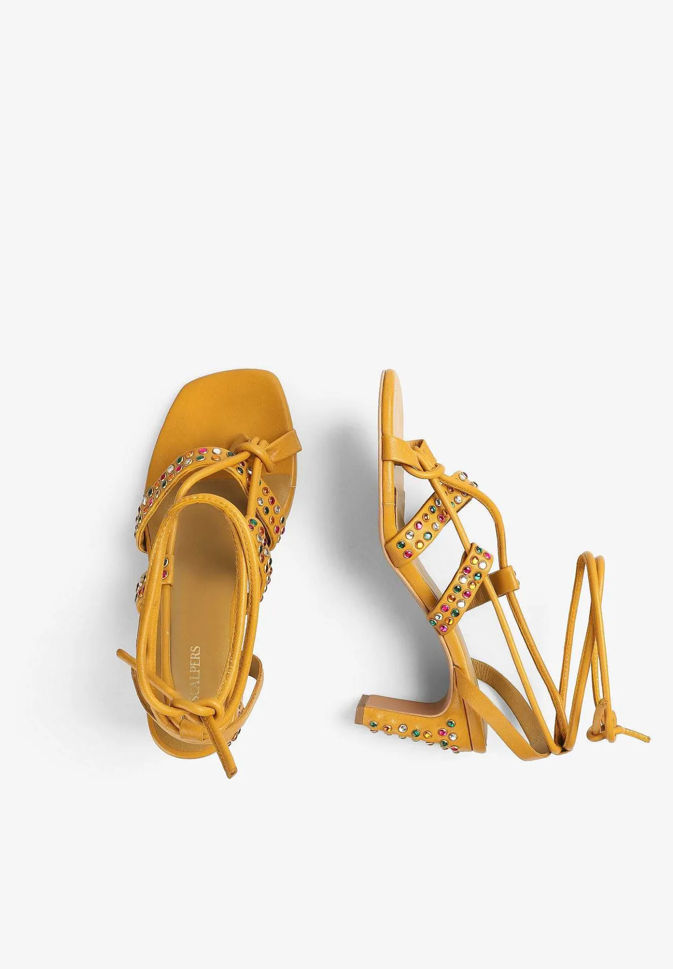 Sandalias Multicolor Piel Detalle Tachas-Scalpers Best Sale