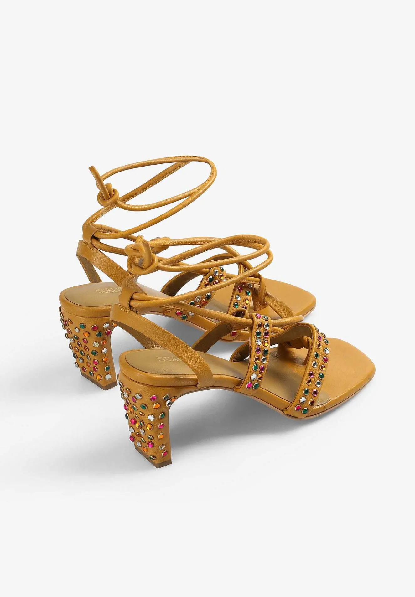 Sandalias Multicolor Piel Detalle Tachas-Scalpers Best Sale