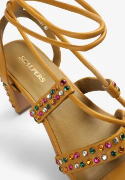 Sandalias Multicolor Piel Detalle Tachas-Scalpers Best Sale