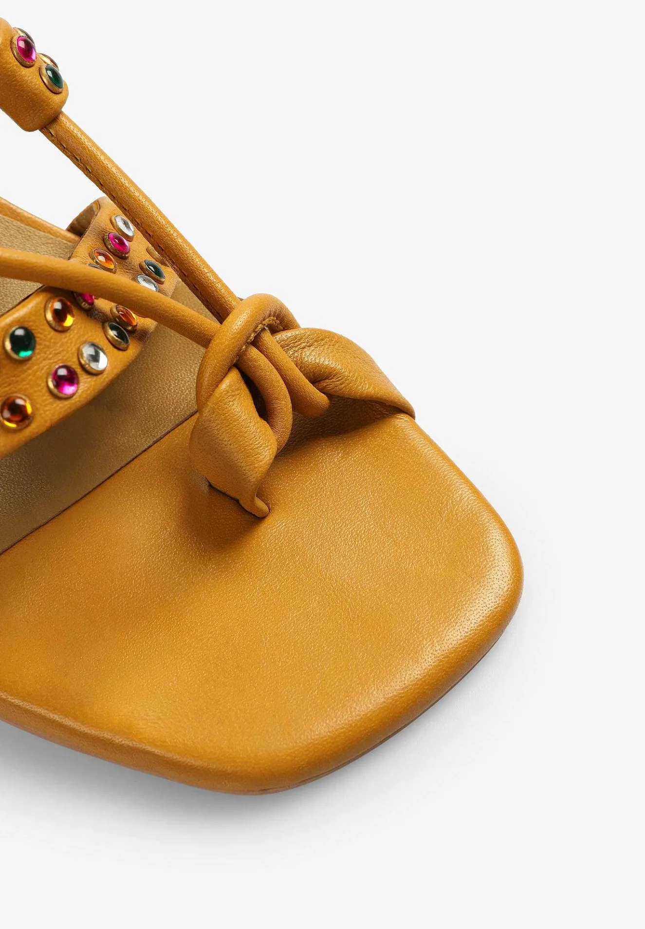 Sandalias Multicolor Piel Detalle Tachas-Scalpers Best Sale