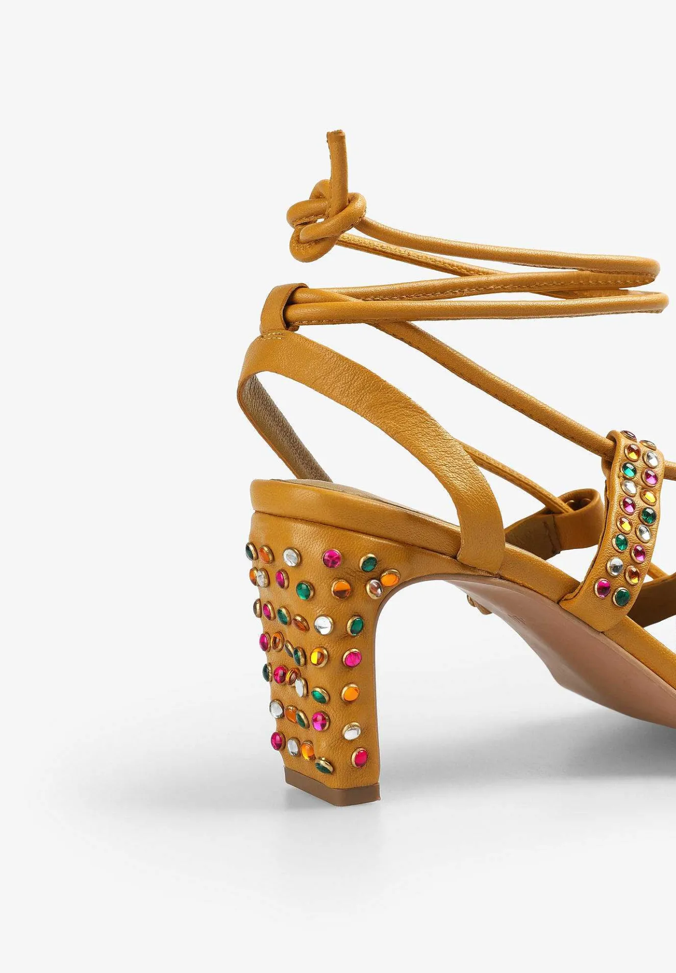 Sandalias Multicolor Piel Detalle Tachas-Scalpers Best Sale