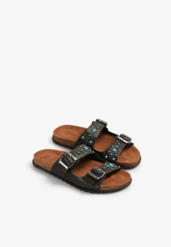 Sandalias Piel Hebilla Tachas-Scalpers Best