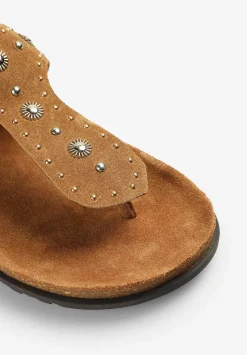 Sandalias Planas Ante Tachuelas-Scalpers Best