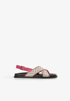 Sandalias Planas Cruzadas-Scalpers Clearance