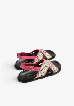 Sandalias Planas Cruzadas-Scalpers Clearance