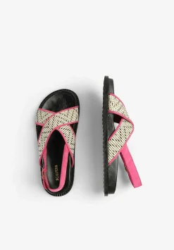 Sandalias Planas Cruzadas-Scalpers Clearance