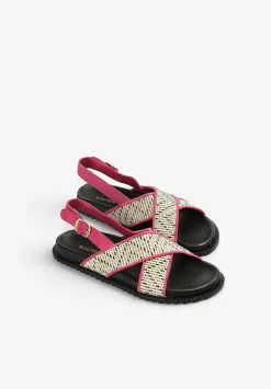 Sandalias Planas Cruzadas-Scalpers Clearance
