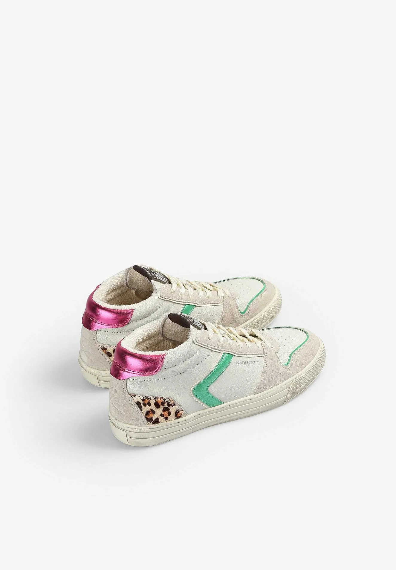 Sneakers Altas Detalles Metalizados-Scalpers Clearance