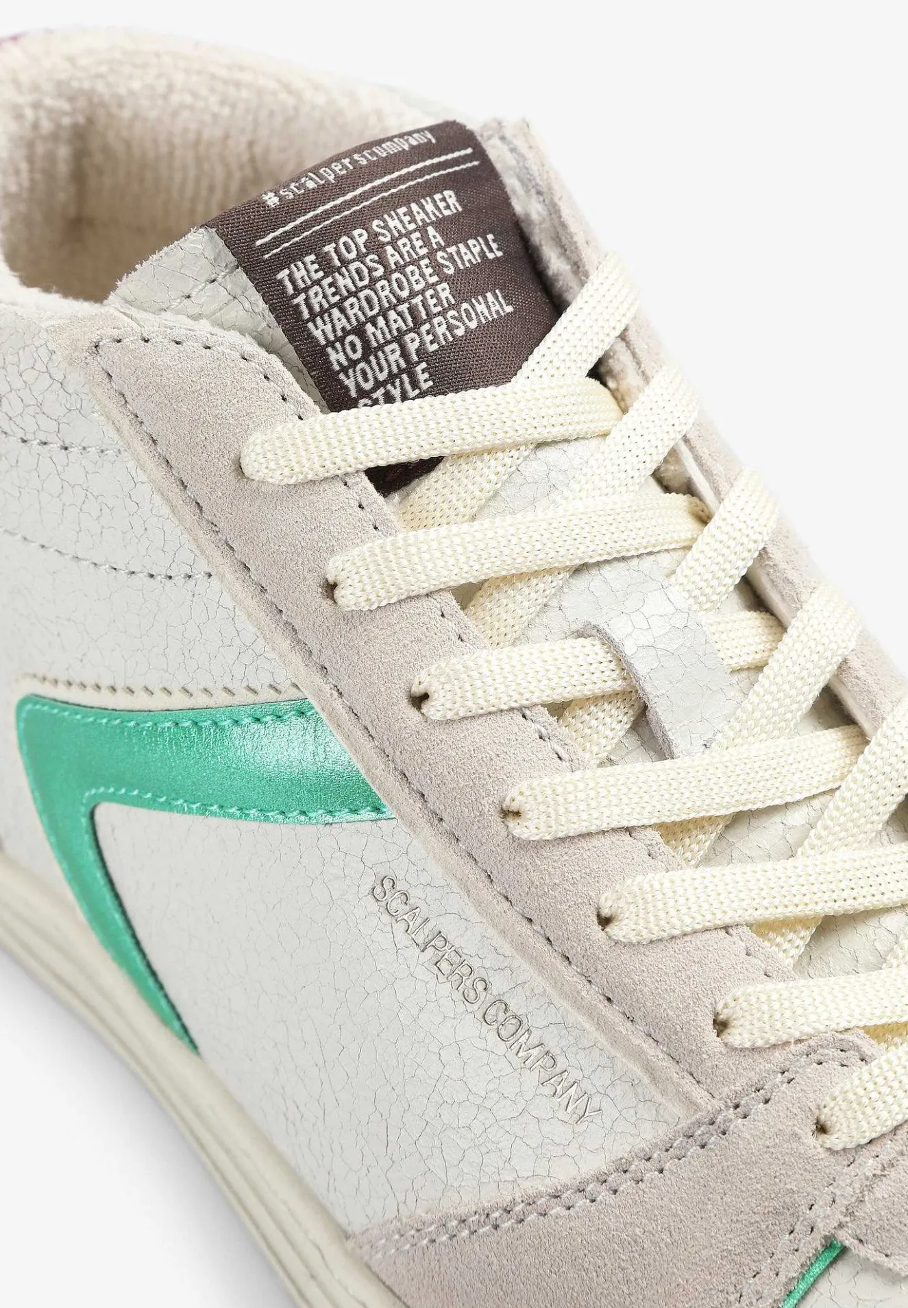 Sneakers Altas Detalles Metalizados-Scalpers Clearance
