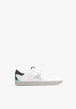 Sneakers Bajas Detalle Animal Print-Scalpers Online