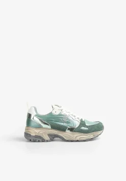 Sneakers Combinada Metalizada-Scalpers Best Sale