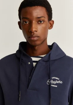 Sudadera Capucha Bordado Pecho-Scalpers Fashion