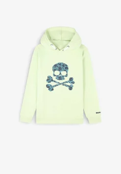 Sudadera Capucha Cordones Decorativos-Scalpers Cheap