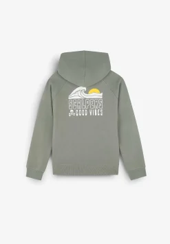 Sudadera Capucha Detalle Cuello-Scalpers Hot