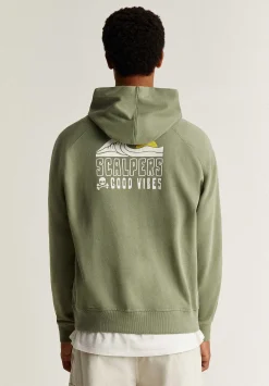 Sudadera Capucha Detalle Cuello-Scalpers Hot