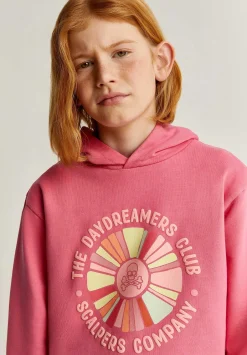 Sudadera Capucha Detalles Print Puff-Scalpers Shop