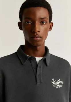 Sudadera Cuello Polo-Scalpers Fashion
