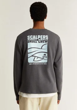 Sudadera Detalle Bolsillo Terry-Scalpers Sale