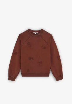 Sudadera Detalle Pespuntes Flores-Scalpers Clearance