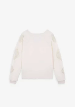 Sudadera Detalles Crochet-Scalpers Shop