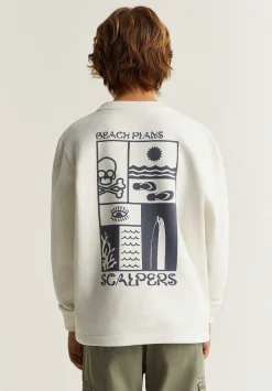 Sudadera Print Contraste-Scalpers Clearance