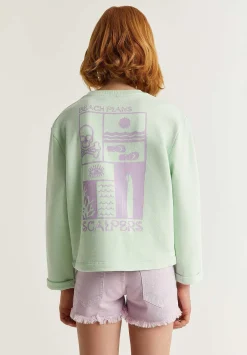 Sudadera Print Contraste-Scalpers Fashion
