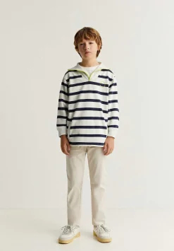 Sudadera Rayas Detalle Cremallera-Scalpers Discount