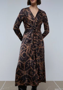 Tie Black Dress-Scalpers Shop