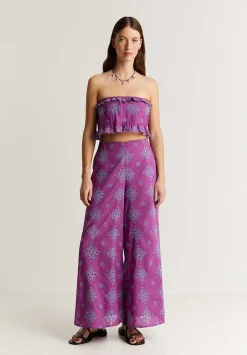 Top Cropped Bordado Ingles-Scalpers Clearance